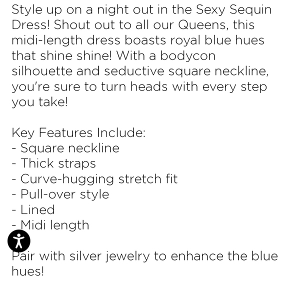 City Chic Sexy Sequin Dress - Picture 6 of 8